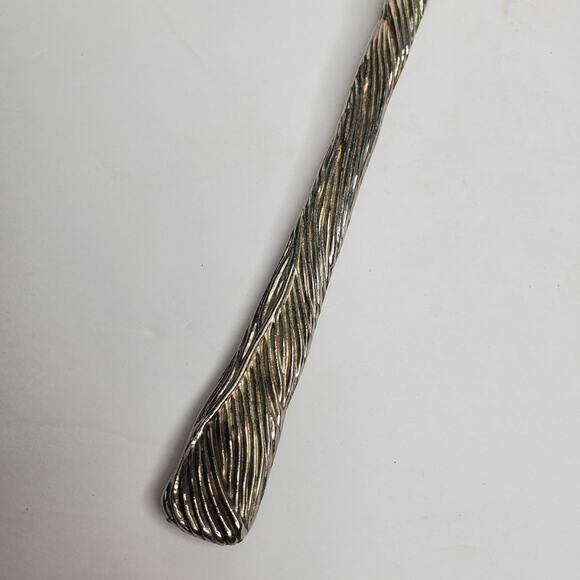 Vintage Santa Claus Head Christmas Silver Tone Candle Snuffer - Picture 4 of 6